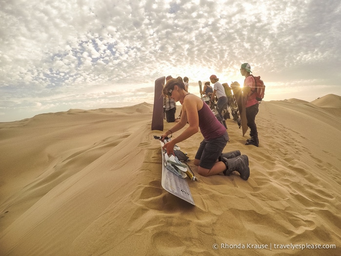 travelyesplease.com | Sandboarding in Peru at the Huacachina Oasis