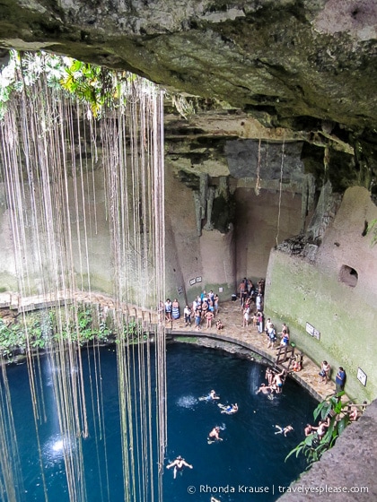 Ik Kil Cenote, Mexico- Swimming in a Sacred Cenote