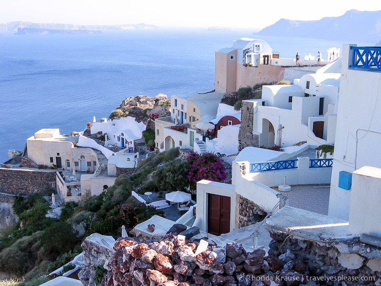 travelyesplease.com | Stunning Views and Crazy Donkeys- A Whirlwind Trip to Santorini