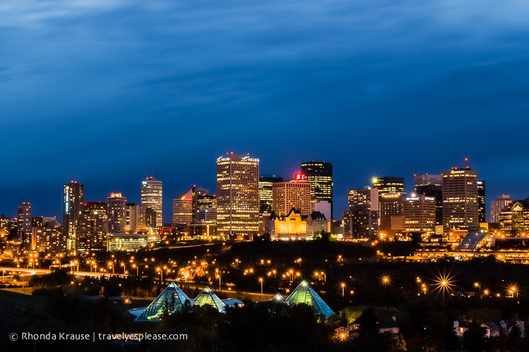 Photo of the Week: Downtown Lights, Edmonton, Alberta