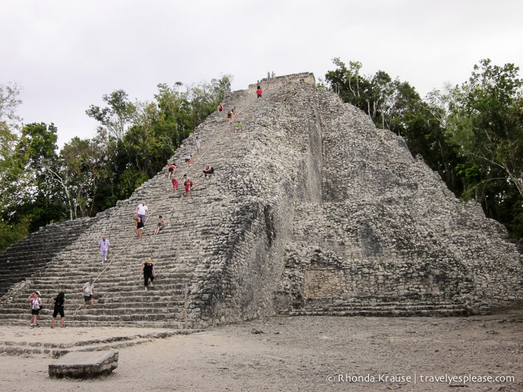 Coba, Mexico- A Mad Dash Towards a Terrifying Climb