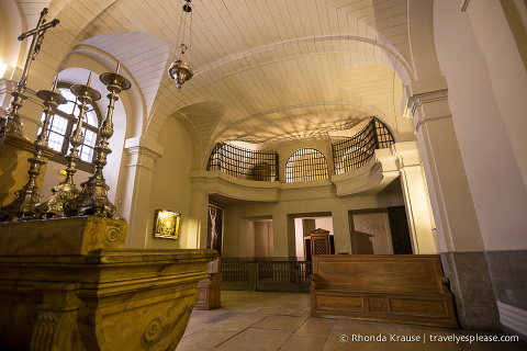 Girondins' Chapel, seen on a tour of the Conciergerie.