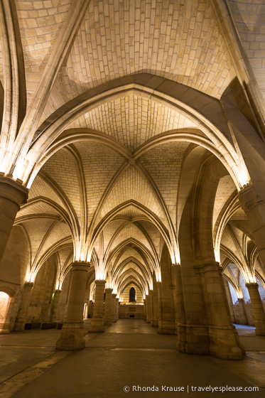 The Hall of the Guards in the Conciergerie.