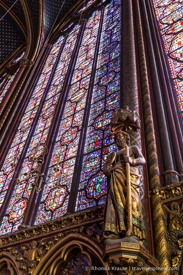 Sainte-Chapelle stained glass.