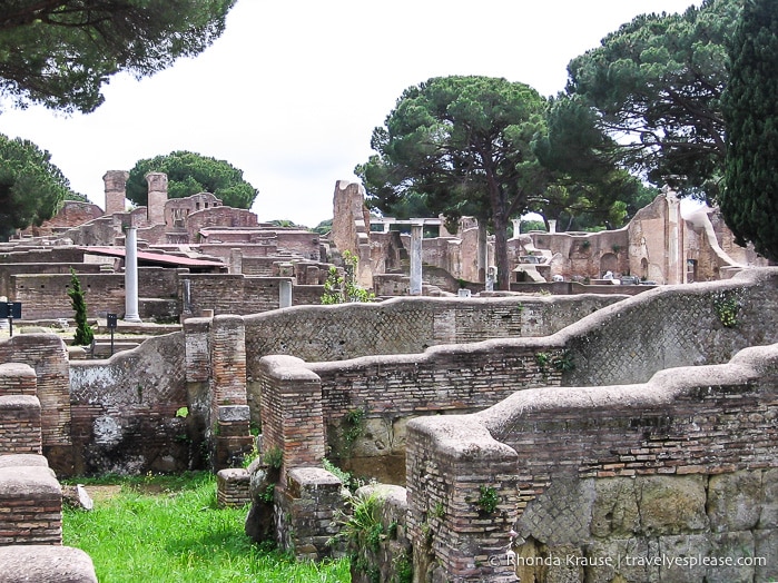 Ancient Ostia- Ruins of Ostia Antica