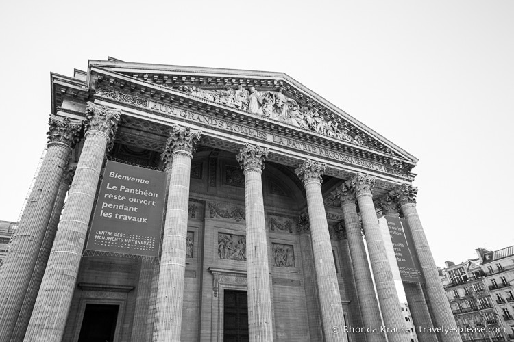 travelyesplease.com | Paris in Black and White- Photo Series| The Pantheon