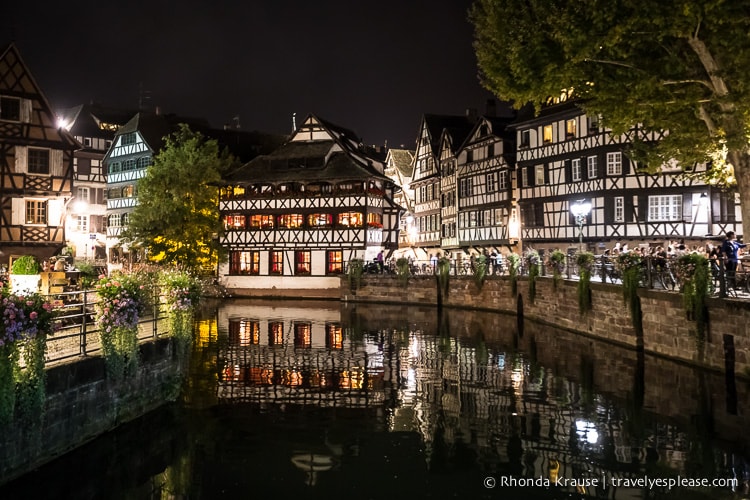 travelyesplease.com | Europe at Night- A Photo Series | Strasbourg, France