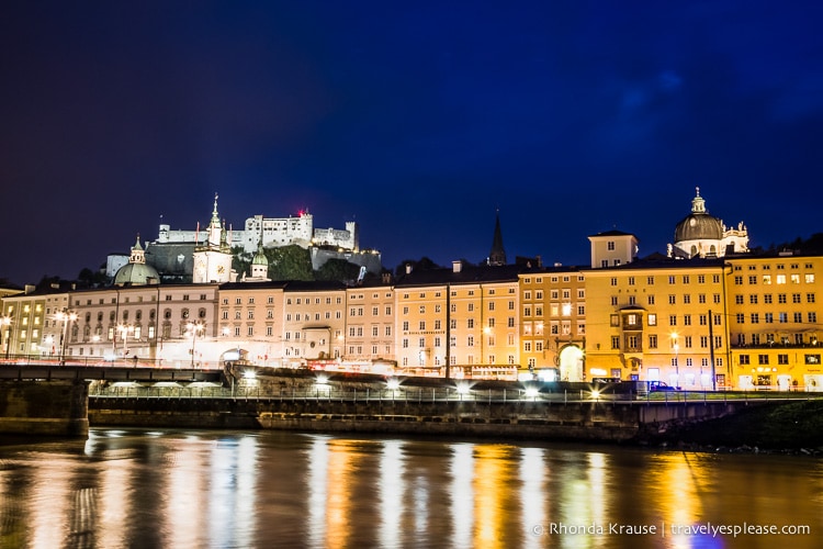 travelyesplease.com | Europe at Night- A Photo Series | Salzburg, Austria