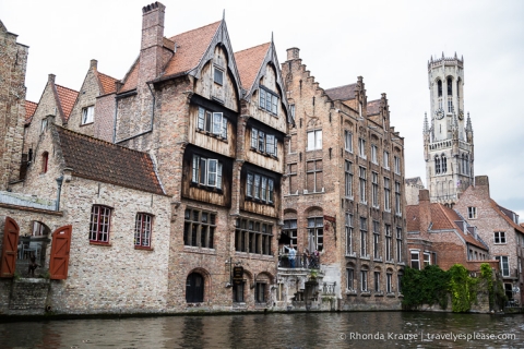 travelyesplease.com | View from the Rozenhoedkaai, Bruges: Photo of the Week
