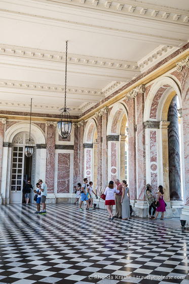 Colonnade at the Grand Trianon.