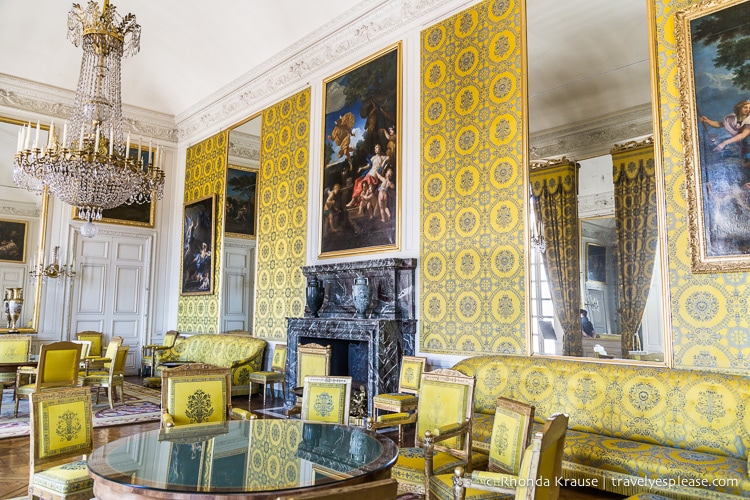 The Trianon Palaces at Versailles- Inside the family room at the Grand Trianon.