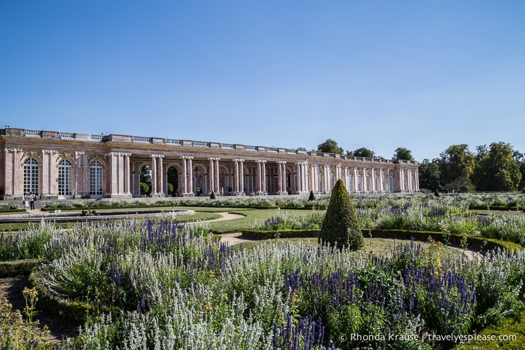 The Grand Trianon and its gardens. 