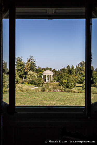 View of the Temple of Love from the Petit Trianon.