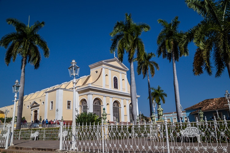 Iglesia Parroquial de la Santisima Trinidad overlooking Plaza Mayor.