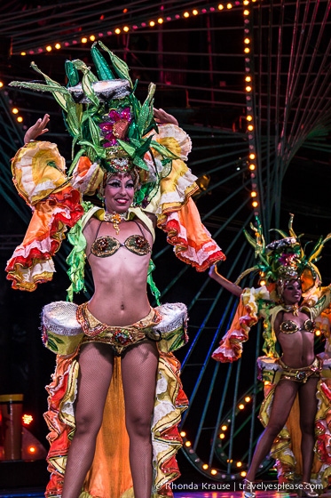 Dancer in the Tropicana Havana show.