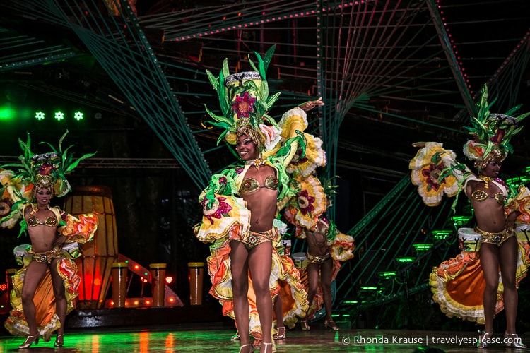 Dancers in the Tropicana Havana show.