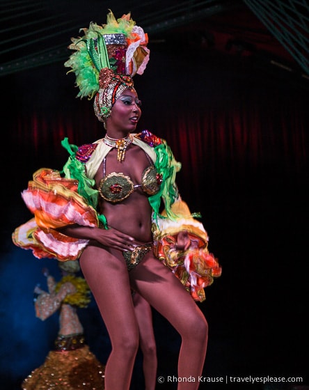 Dancer in the Tropicana Havana show.