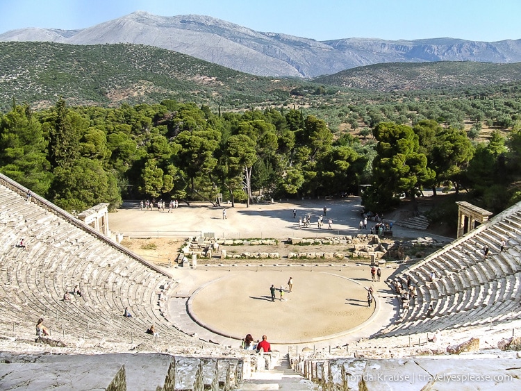 travelyesplease.com | Photo of the Week: Theatre at Epidaurus, Greece
