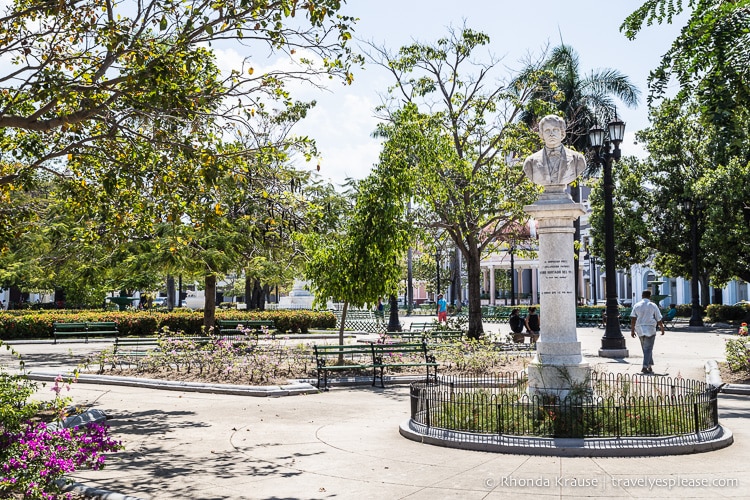 Parque Marti in Cienfuegos, Cuba.