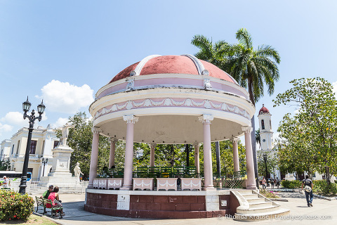 Parque Marti in Cienfuegos, Cuba.