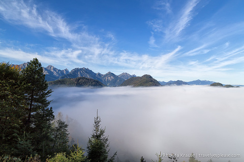 travelyesplease.com | Photo of the Week: Above the Clouds in Hohenschwangau