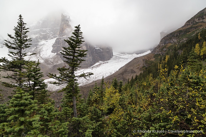 travelyesplease.com | Horseback Ride to the Plain of Six Glaciers Tea House