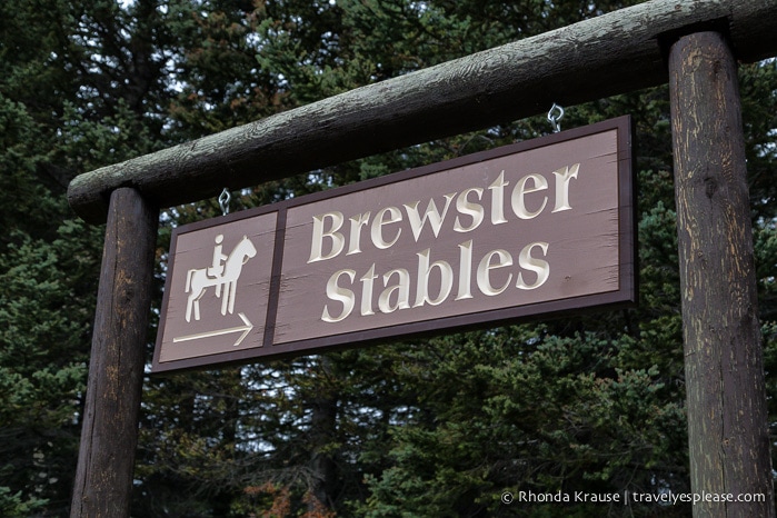 travelyesplease.com | Horseback Ride to the Plain of Six Glaciers Tea House