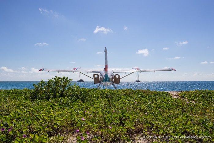 Sea plane at Dry Tortugas National Park.