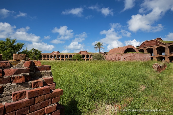 Courtyard inside Fort Jefferson.