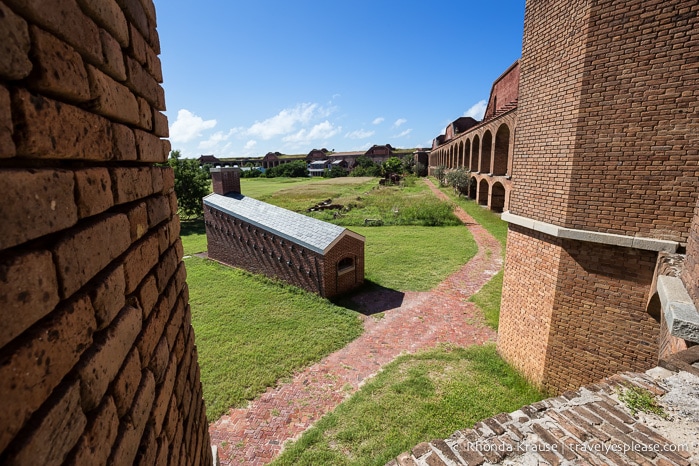 Inside Fort Jefferson, Dry Tortugas National Park.