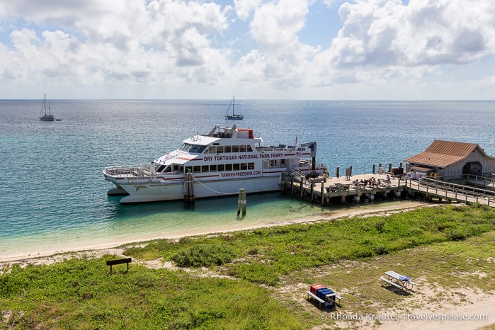 Visiting Dry Tortugas National Park and Fort Jefferson- The Dry Tortugas Ferry.