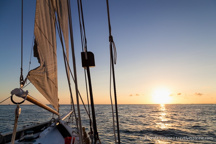travelyesplease.com | Sunset Sail in Key West- The Appledore V Schooner
