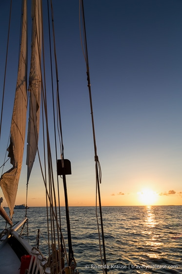 travelyesplease.com | Sunset Sail in Key West- The Appledore V Schooner