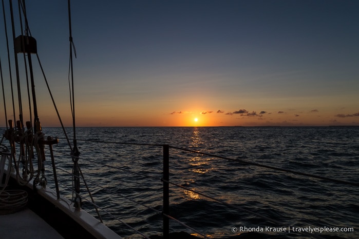 travelyesplease.com | Sunset Sail in Key West- The Appledore V Schooner