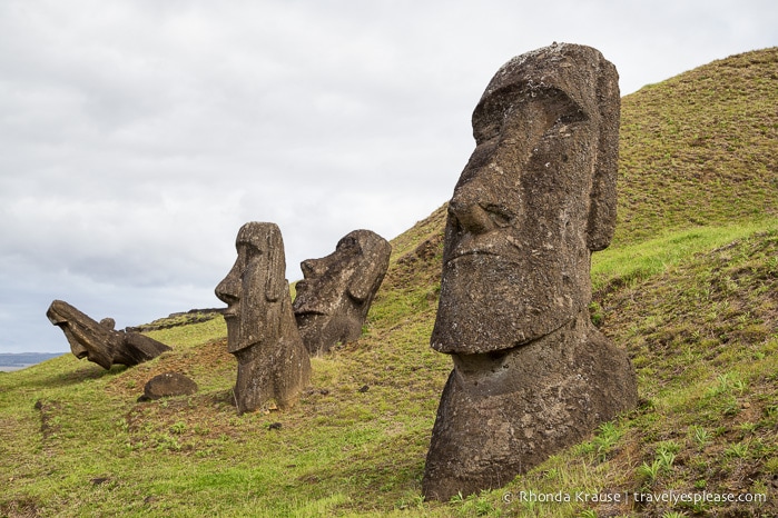 travelyesplease.com | Rano Raraku- Carving Site of Easter Island's Moai Statues