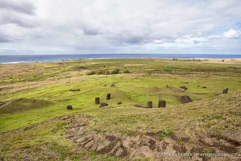 travelyesplease.com | Rano Raraku- Carving Site of Easter Island's Moai Statues