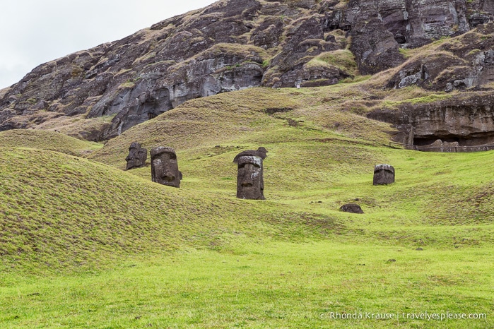 travelyesplease.com | Rano Raraku- Carving Site of Easter Island's Moai Statues