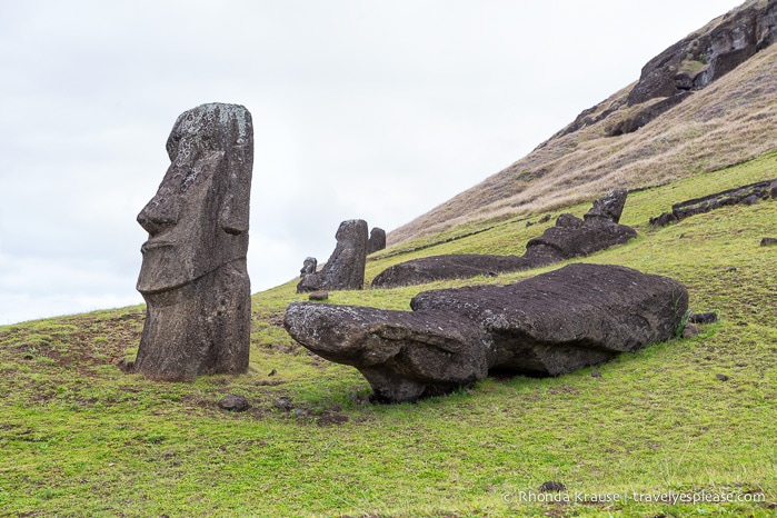 travelyesplease.com | Rano Raraku- Carving Site of Easter Island's Moai Statues