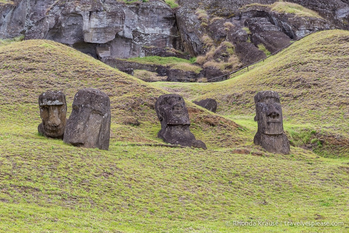 travelyesplease.com | Rano Raraku- Carving Site of Easter Island's Moai Statues