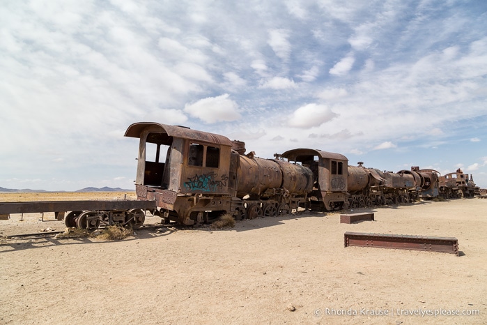 Train cemetery near Uyuni, Bolivia.