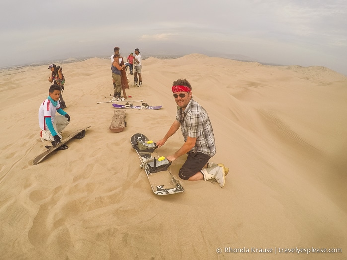 travelyesplease.com | Sandboarding in Huacachina, Peru