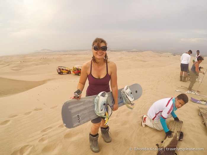 travelyesplease.com | Sandboarding in Peru at the Huacachina Oasis