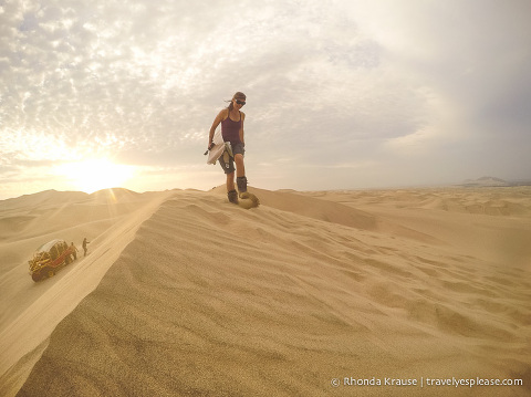 travelyesplease.com | Learning How to Sandboard in Huacachina, Peru