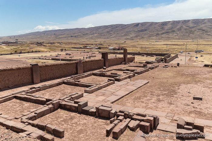 The Tiwanaku ruins.