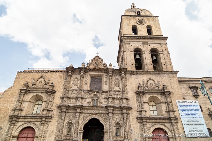 Basilica of San Francisco in La Paz, Bolivia.