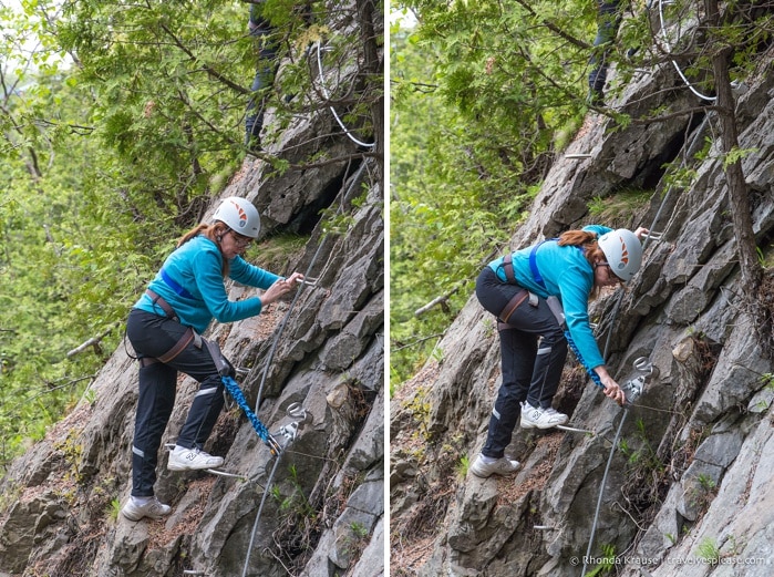 travelyesplease.com | Via Ferrata at Montmorency Falls Park, Quebec