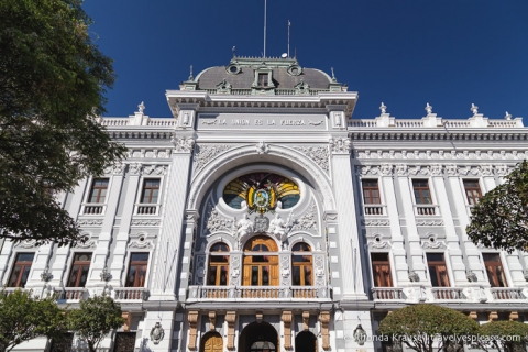 State Government Building in Sucre, Bolivia.