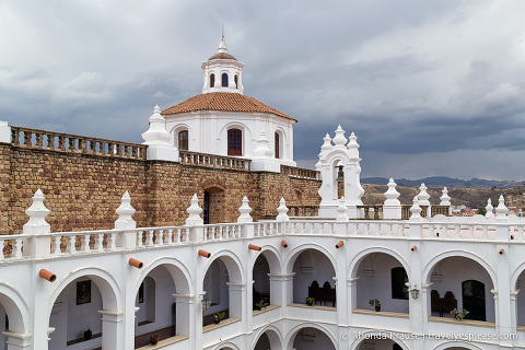 San Felipe de Neri convent in Sucre, Bolivia.
