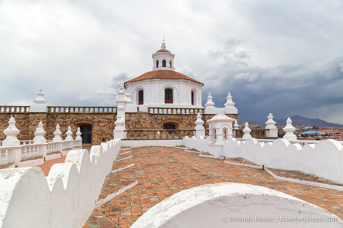 Rooftop of Convento de San Felipe de Neri in Sucre.