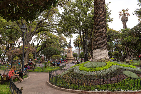Plaza 25 de Mayo in Sucre.